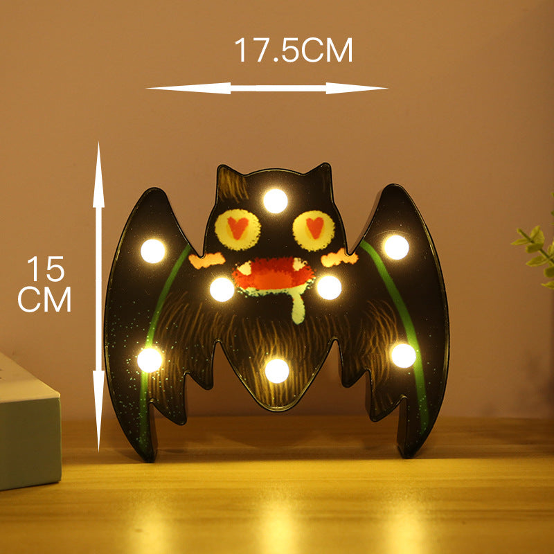 Spooky LED Halloween Lights – Pumpkin, Bat, Spider & Skull Styles