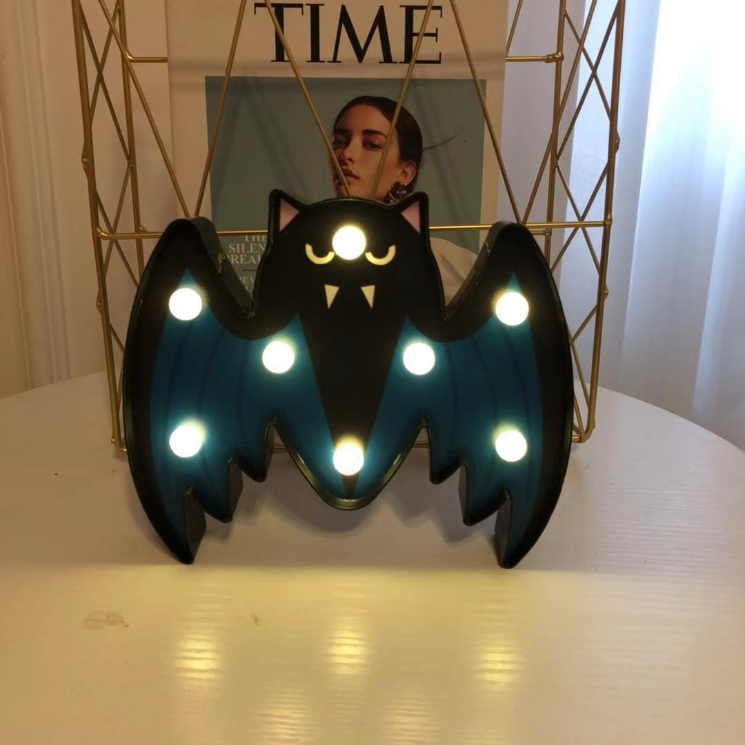 Spooky LED Halloween Lights – Pumpkin, Bat, Spider & Skull Styles