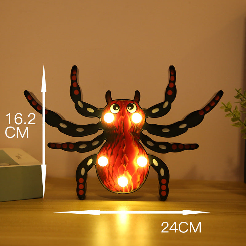 Spooky LED Halloween Lights – Pumpkin, Bat, Spider & Skull Styles