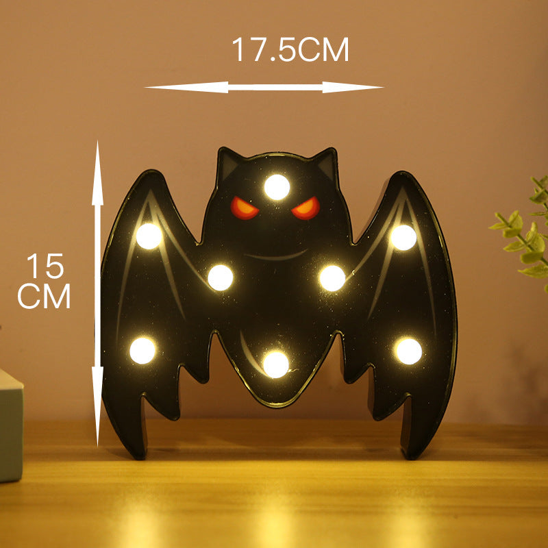 Spooky LED Halloween Lights – Pumpkin, Bat, Spider & Skull Styles