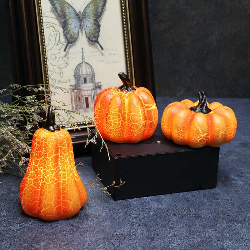 Glowing Pumpkin LED Lantern – Halloween Table Décor