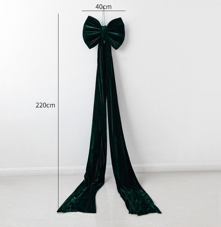 Christmas Decoration Velvet Large Bow Decoration