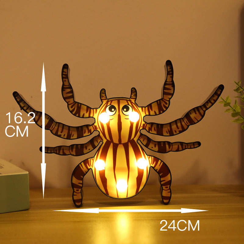 Spooky LED Halloween Lights – Pumpkin, Bat, Spider & Skull Styles