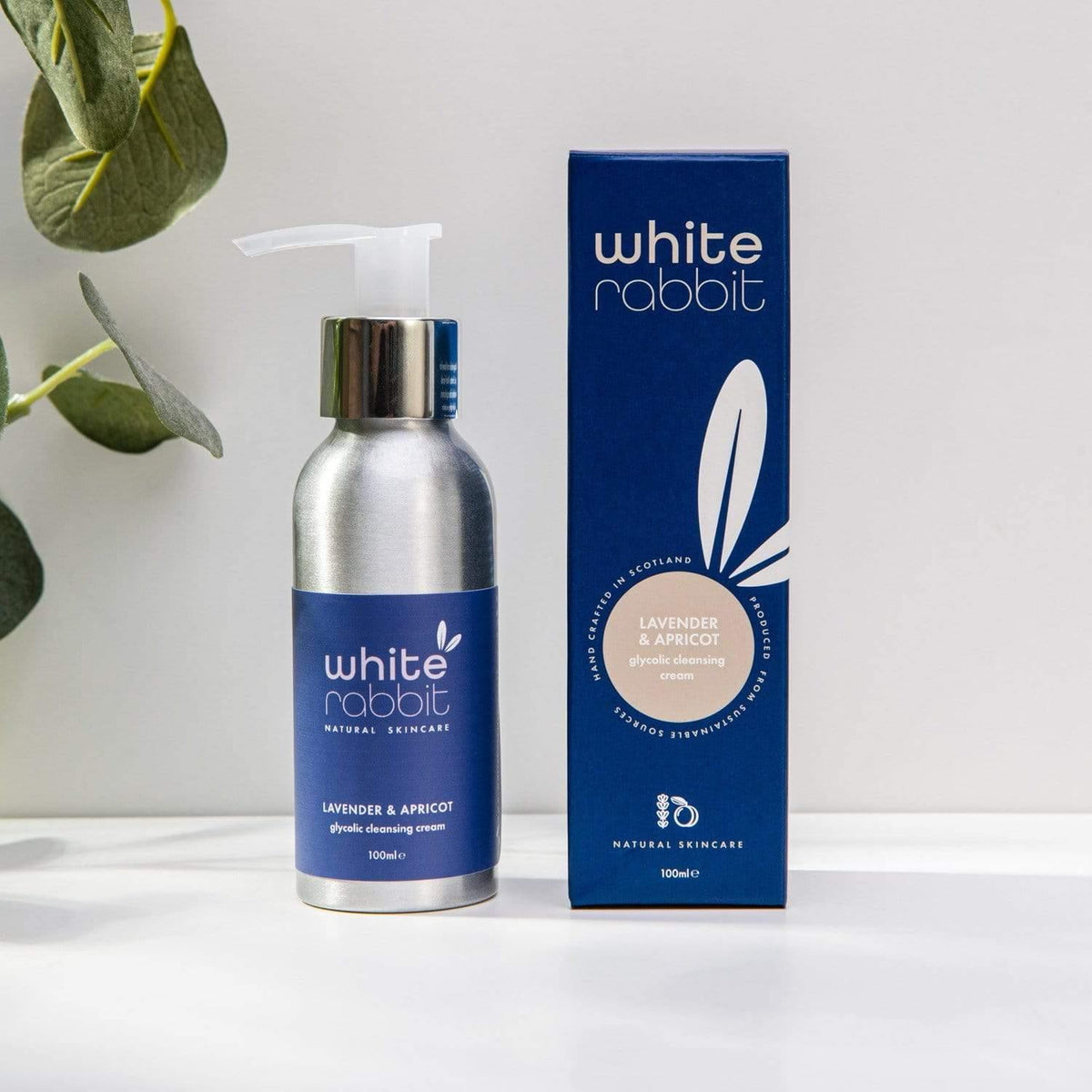 Brightening Lavender & Apricot Glycolic Acid Cream Cleanser